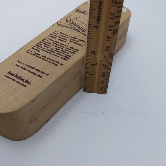 Vintage June Tailor Clapper Couture Solid Wood Handmade Made in USA - Picture 6 of 6
